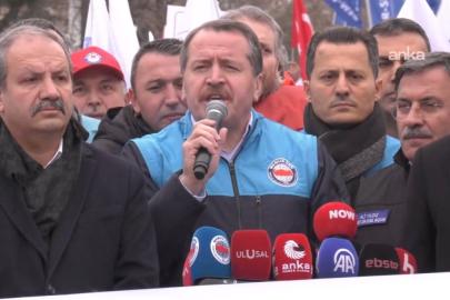 Memur-Sen, Hazine ve Maliye Bakanlığı önünde: Gelirde adalet, ücrette denge istiyoruz