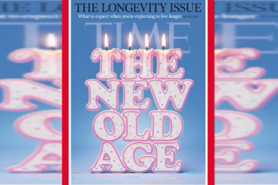 Time dergisinden dikkat çekici kapak. 65 yaş artık yeni bir başlangıç