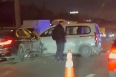 Başakşehir'de zincirleme kaza: 5 yaralı