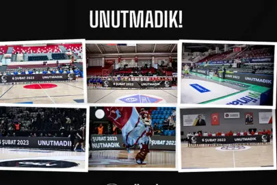 Basketbol ailesi, depremde hayatını kaybedenleri unutmadı!