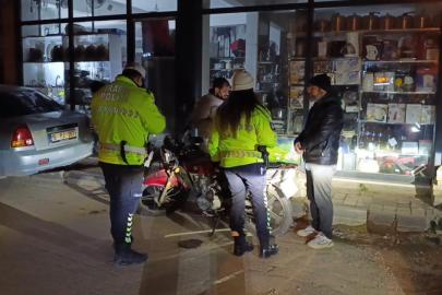 Ehliyetsiz sürücü ile araç sahibine 303 bin lira ceza