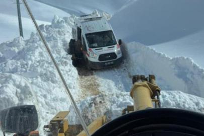 2 metrelik karda zorlu kurtarma