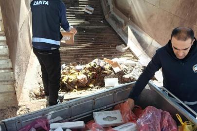 500 kilogram tarihi geçmiş gıda imha edildi