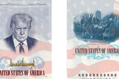 ABD'de Trump portreli pasaport dönemi