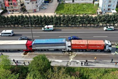 Anadolu Otoyolu'nda zincirleme kaza