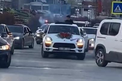 Bursa'da düğün konvoyuna 660 bin lira ceza