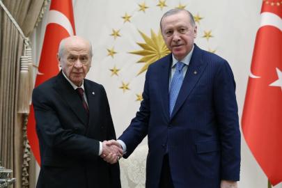 Cumhurbaşkanı Erdoğan, Devlet Bahçeli'yi kabul etti