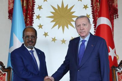 Cumhurbaşkanı Erdoğan, Somali Cumhurbaşkanı Mahmud ile görüştü