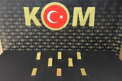 Hatay'da 8 kilogram gümrük kaçağı altın ele geçirildi