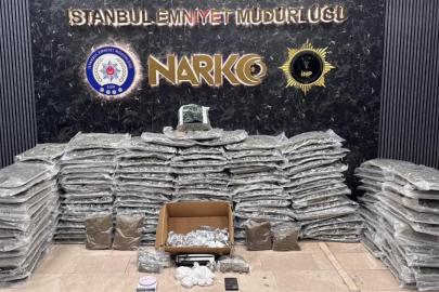 İstanbul'da yaklaşık 176 kilogram uyuşturucu ele geçirildi