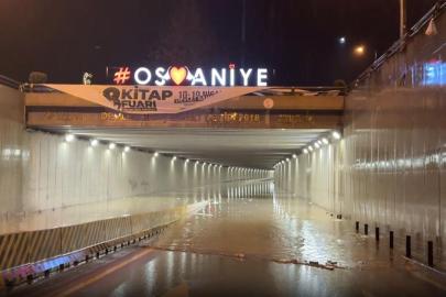 Osmaniye'yi kuvvetli yağış vurdu