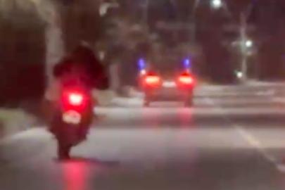 Plakasını gizleyerek kural ihlali yapan motosikletliye 420 bin lira ceza