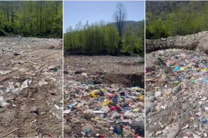 Rize'de açık alana çöp döken Fındıklı Belediyesine 2,3 milyon lira ceza