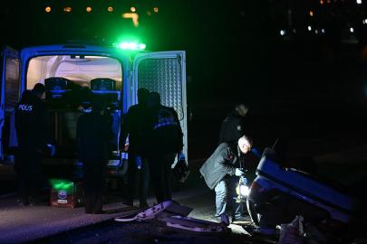 Takla atan otomobil hurdaya döndü: 1 ölü, 2 yaralı