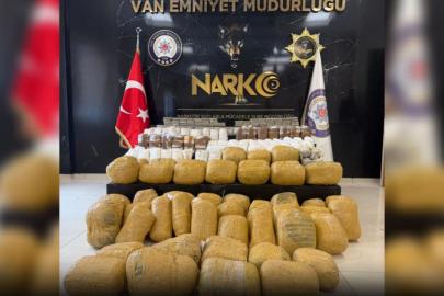Van'da uyuşturucu operasyonu: 240 kilo uyuşturucu ele geçirildi