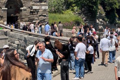Amasra'da bayram yoğunluğu