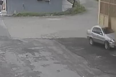 Direksiyon başında fenalaşan sürücü iş yerine çarptı