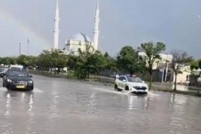 Edirne'de sağanak: Yollar göle döndü