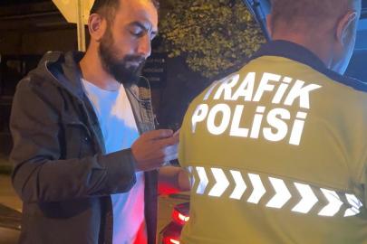 Alkollü sürücüden polislere "abartmayın" tepkisi