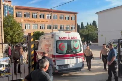 Olay yerinden ilk görüntüler: Manisa'da okul önünde silahlı saldırı
