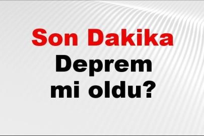 Son dakika deprem mi oldu? Az önce deprem nerede oldu? İstanbul, Ankara, İzmir ve il il AFAD son depremler 06 Eylül 2026
